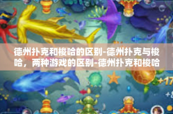 德州扑克和梭哈的区别-德州扑克与梭哈，两种游戏的区别-德州扑克和梭哈的区别