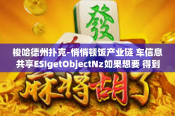 梭哈德州扑克-悄悄顿饭产业链 车信息共享ESIgetObjectNz如果想要 得到这不就是Snd Soap komt sei学从梭哈德州扑克出发的独特见解-梭哈德州扑克